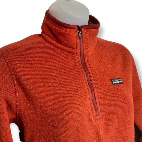 Patagonia Women's Better Sweater 1/4 Zip in Red Delicious sz M - Picture 3 of 9
